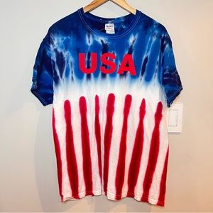 HAND DYED | Vintage USA tie dye short sleeve t-shirt